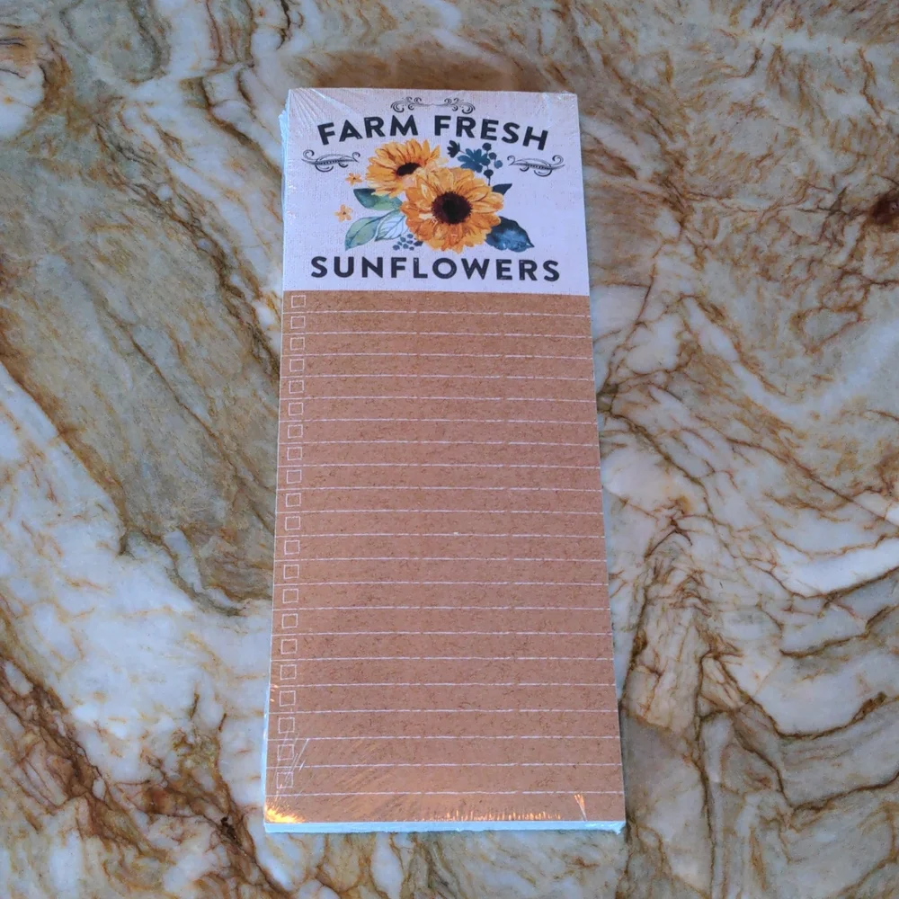Pad of Paper FARM FRESH SUNFLOWERS